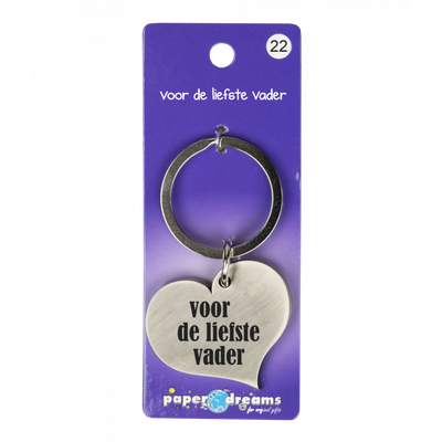 Hart met tekst: Voor de liefste vader
