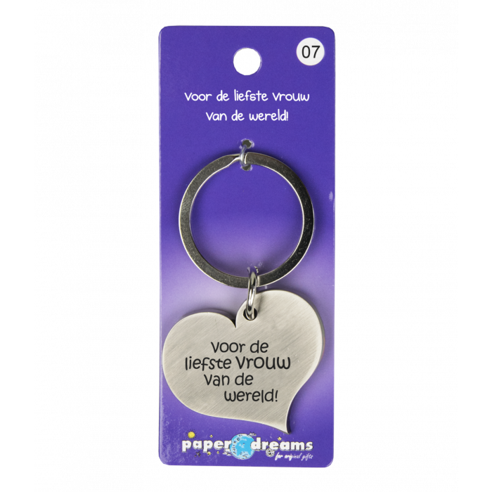 Hart met tekst: Voor de liefste vrouw Hart met tekst: Voor de liefste vrouw