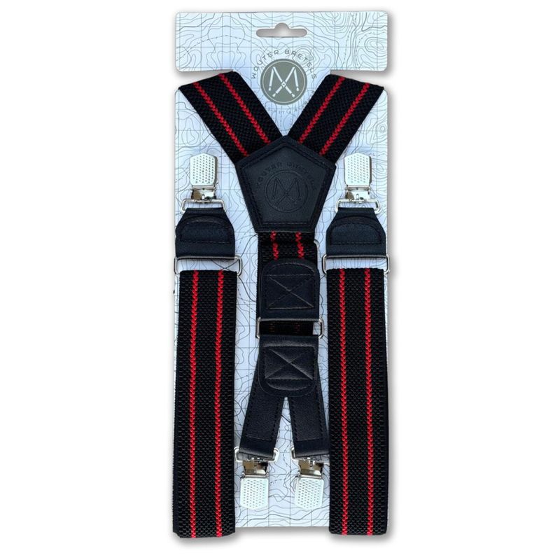 Wouter Bretels - zwart / rood