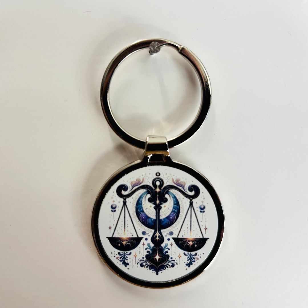 Sterrenbeeld sleutelhanger - weegschaal