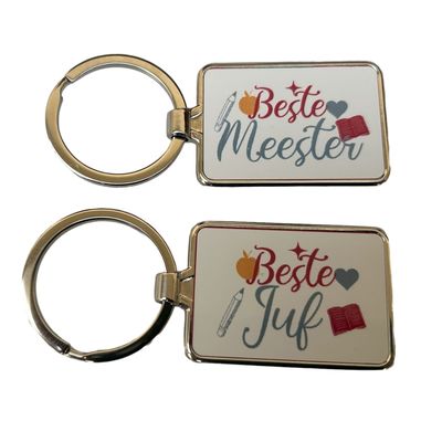 Sleutelhanger - Beste juf / meester
