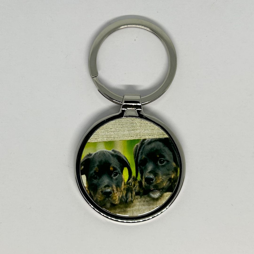 Sleutelhanger met foto - Rond
