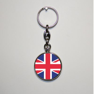 Dubbelzijdig bedrukte sleutelhanger - Engeland Dubbelzijdig bedrukte sleutelhanger - Engeland