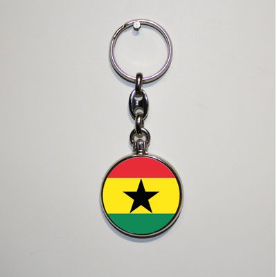 Dubbelzijdig bedrukte sleutelhanger - Ghana