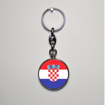 Dubbelzijdig bedrukte sleutelhanger - Kroatië