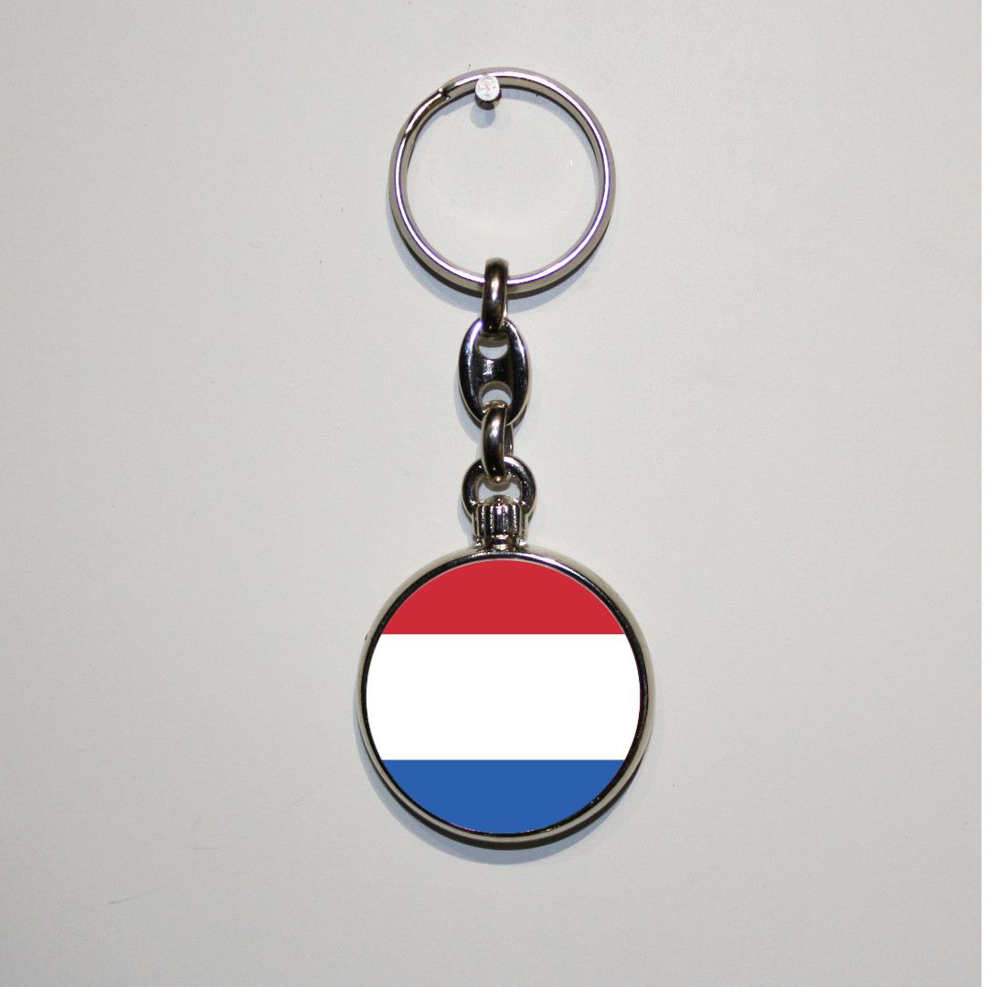 Dubbelzijdig bedrukte sleutelhanger - Nederland
