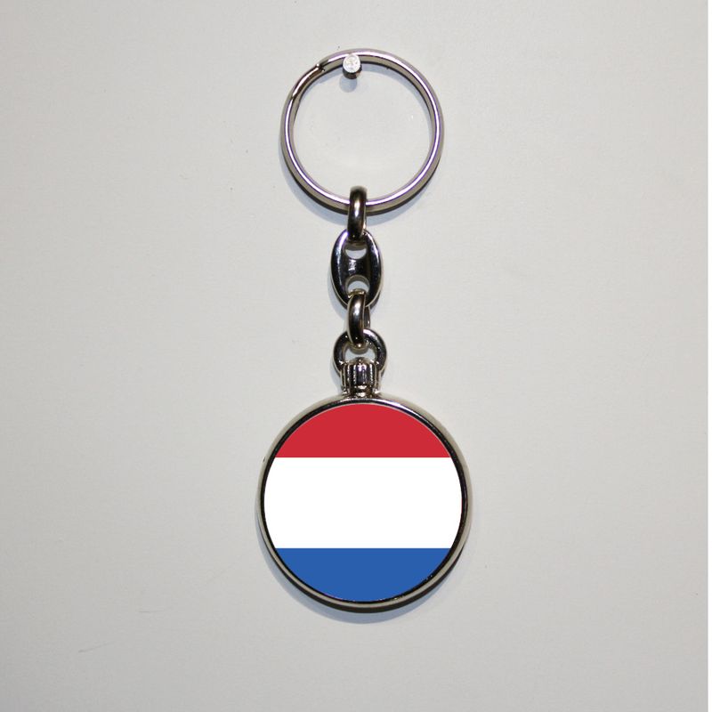 Dubbelzijdig bedrukte sleutelhanger - Nederland