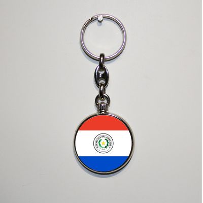 Dubbelzijdig bedrukte sleutelhanger - Paraguay
