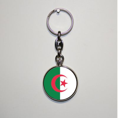 Dubbelzijdig bedrukte sleutelhanger - Algerije