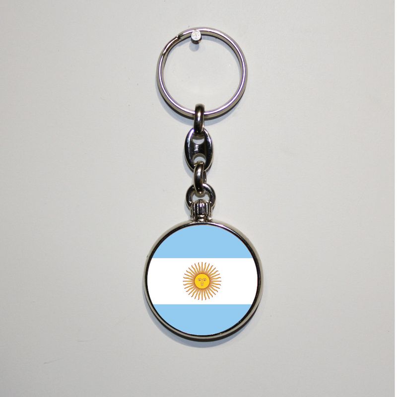 Dubbelzijdig bedrukte sleutelhanger - Argentinië