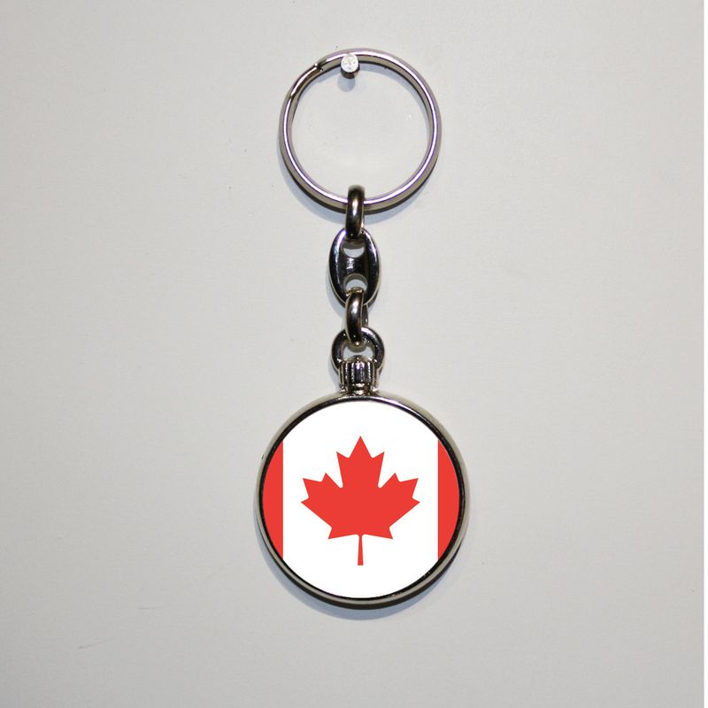 Dubbelzijdig bedrukte sleutelhanger - Canada