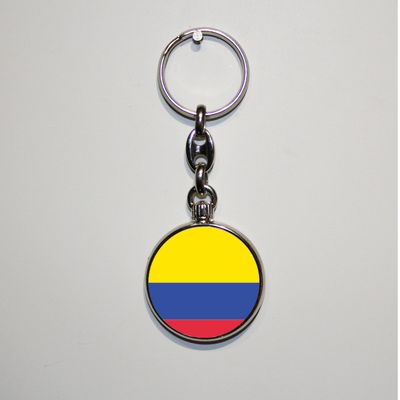 Dubbelzijdig bedrukte sleutelhanger - Colombia