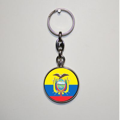 Dubbelzijdig bedrukte sleutelhanger - Ecuador