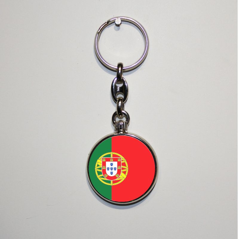Dubbelzijdig bedrukte sleutelhanger - Portugal