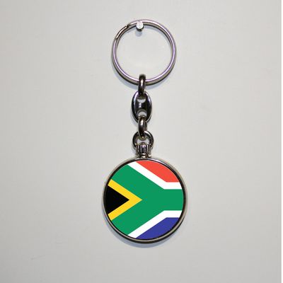 Dubbelzijdig bedrukte sleutelhanger - Zuid Afrika