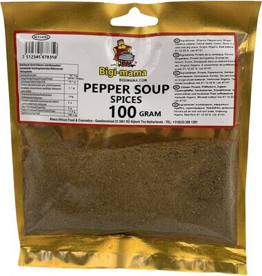 pepper soup spices / peper soep kruiden 100 gr