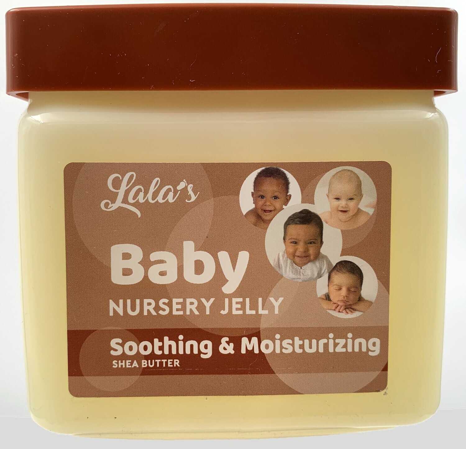 lala baby nursery jelly brown shea butter 368 gr