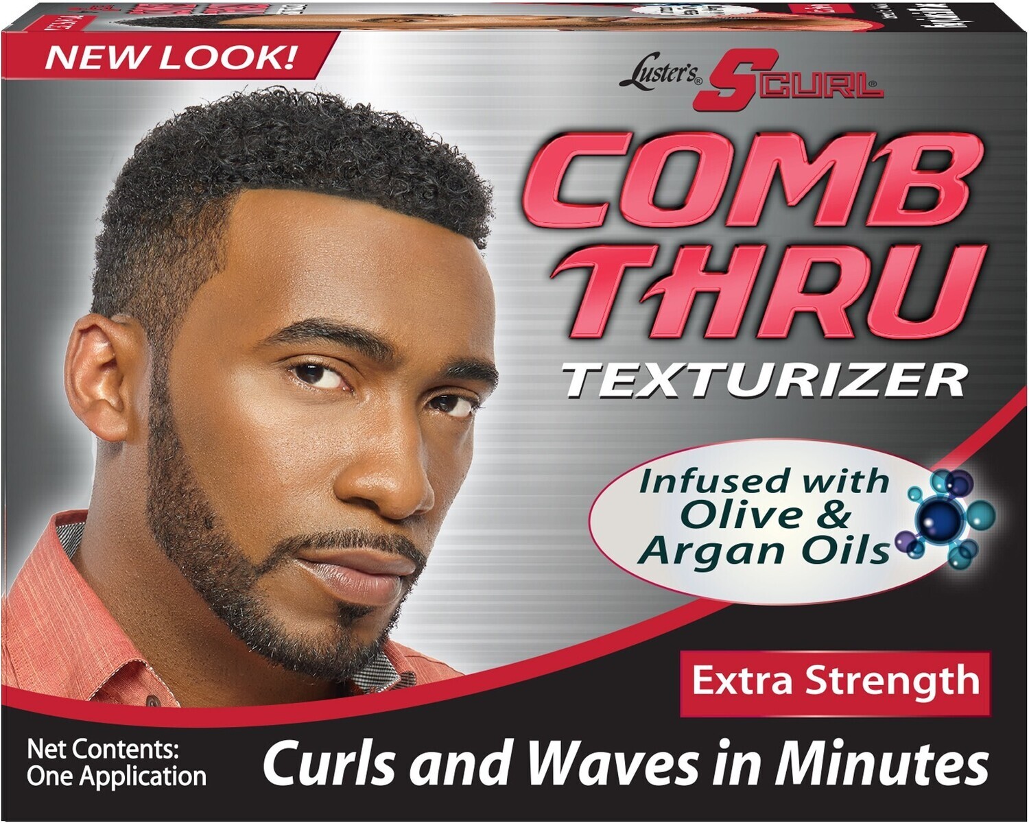 S curl comb red super relaxer