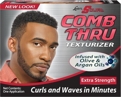 S curl comb red super relaxer