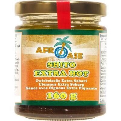 Afroase shito extra hot / shito extra pittig 160gr