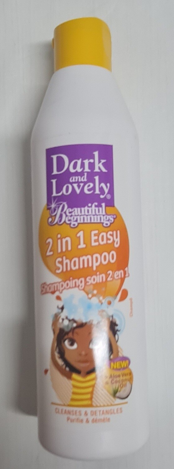 dark &amp; lovely easy shampoo 2 in 1 250ml