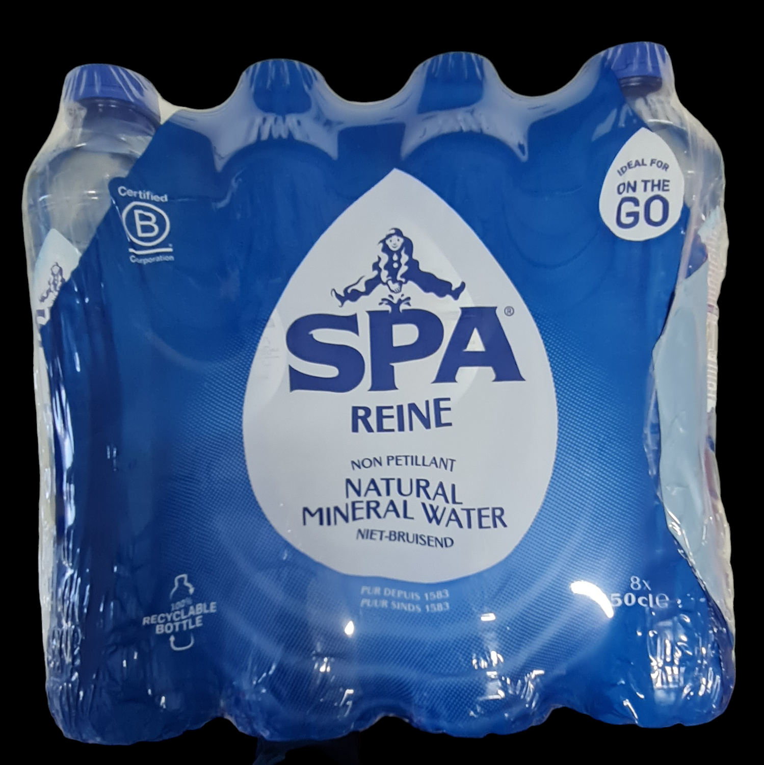 spa natural mineral water  8 x 50cl
