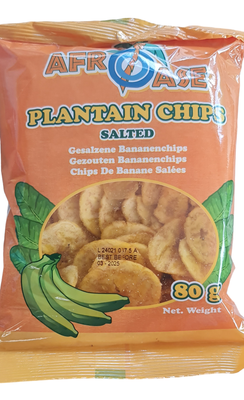 Plantain chips salt 80 gr