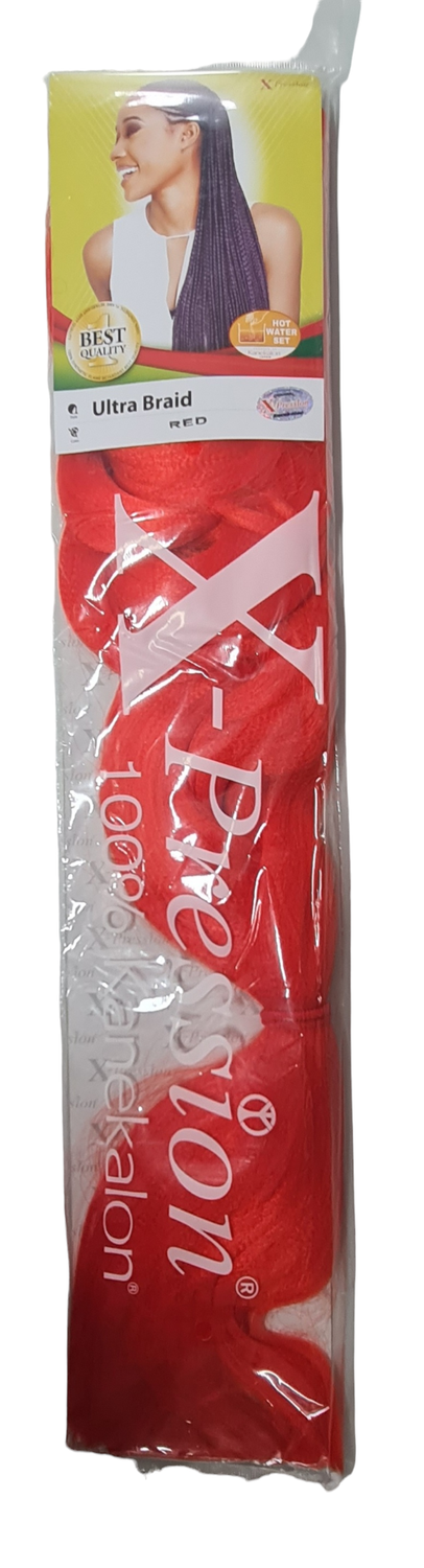 xpression ultra braid red