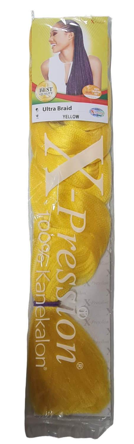 4 x xpression uyltra braid yellow