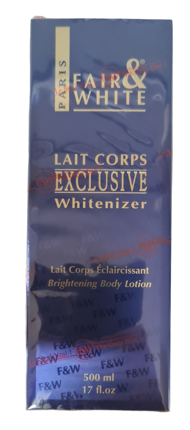 fair &amp; white brightening body lotion  500ml