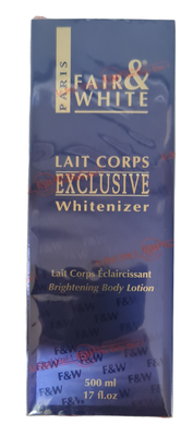 fair &amp; white brightening body lotion  500ml