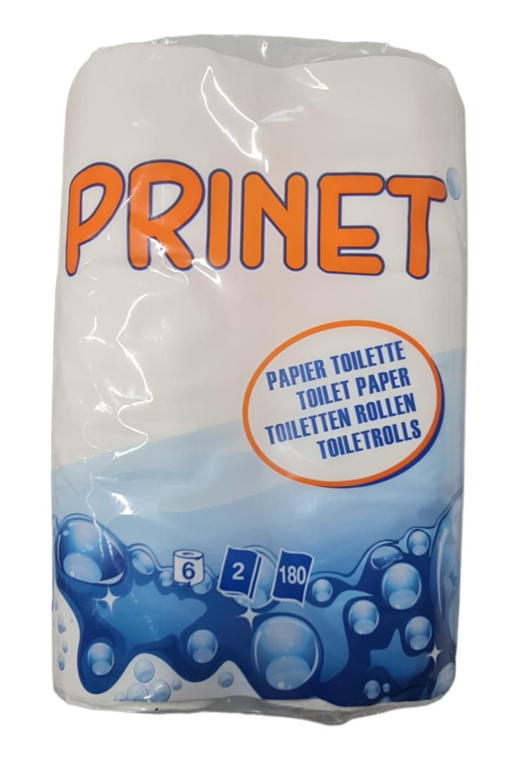 printet toilet paper   6 rollen