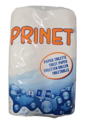 printet toilet paper 6 rol