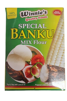 Winnie&#39;s special banku mix flour  1kg