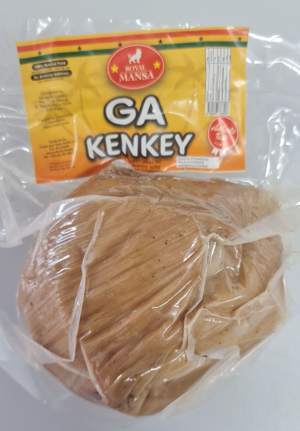 Ga Kenkey Fresh &amp; tasty 500gr