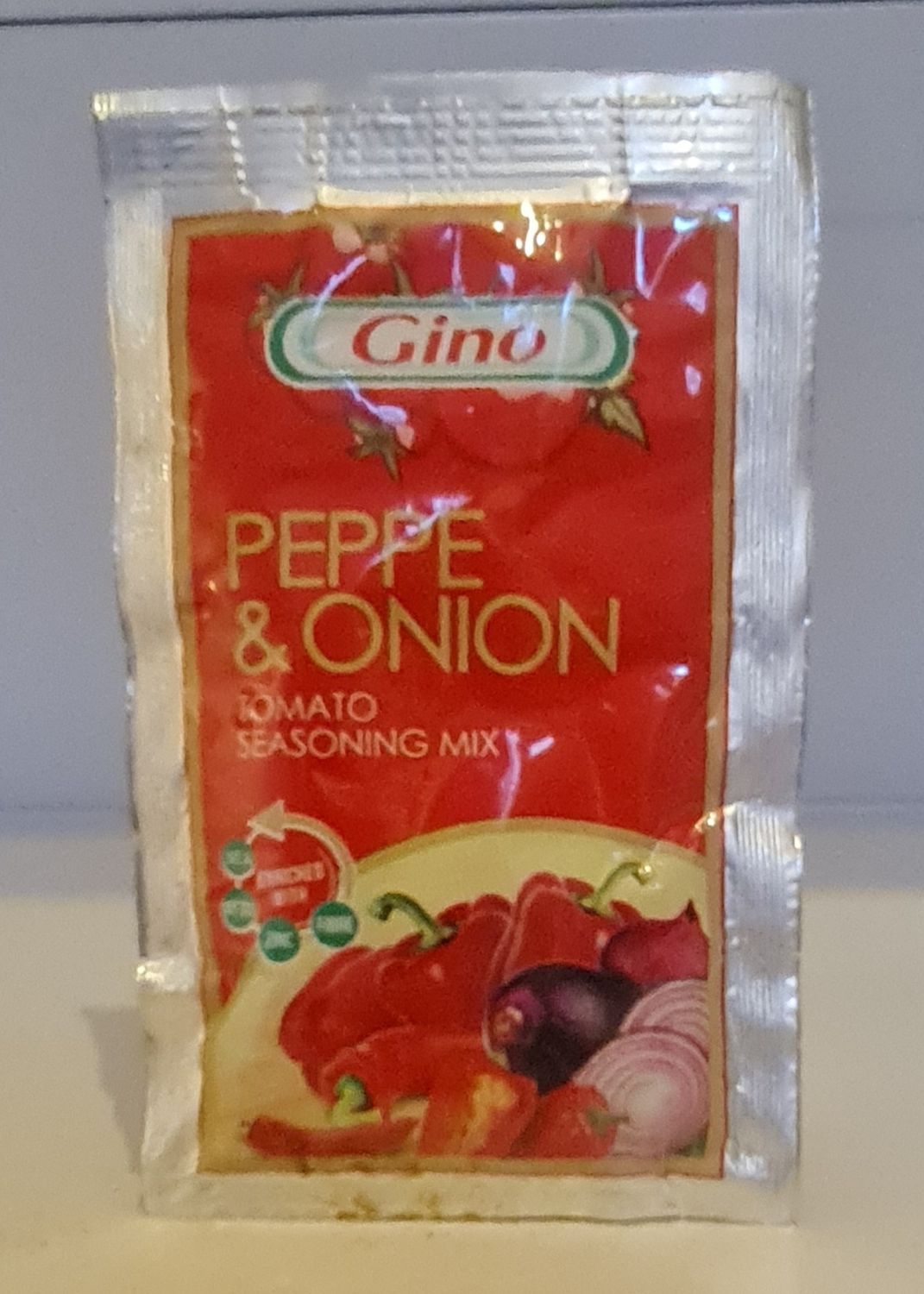 gino pepper &amp; onion 1 x 50gr