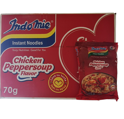 indomie chicken peppersoup flavor 40 x 70gr