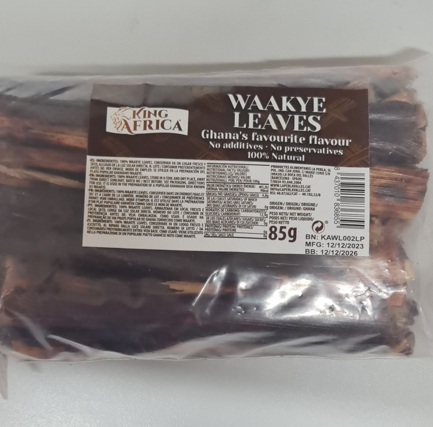 Ghanian Waakye leaves