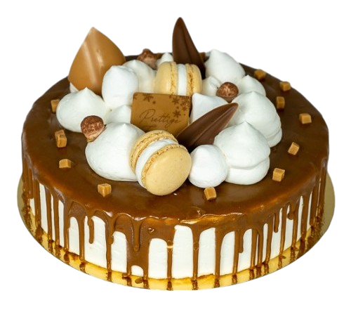 caramel drip cake 5 pers.