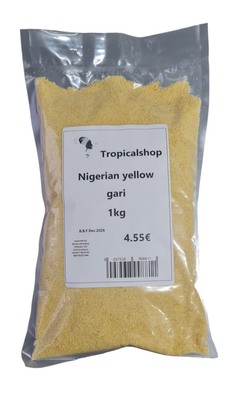Nigerian yellow gari