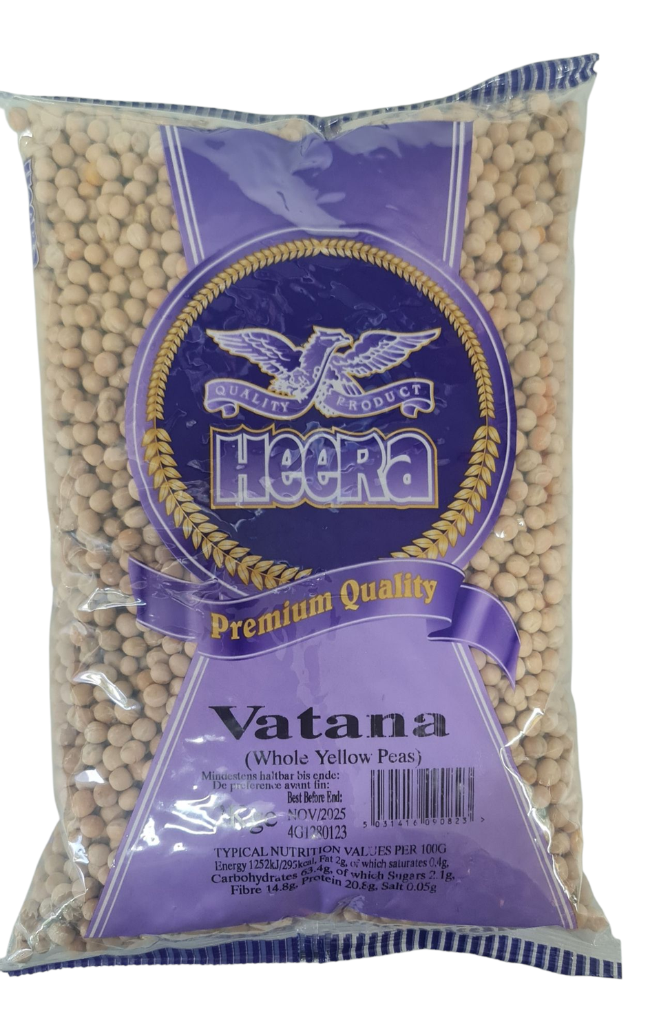 Yellow whole peas
