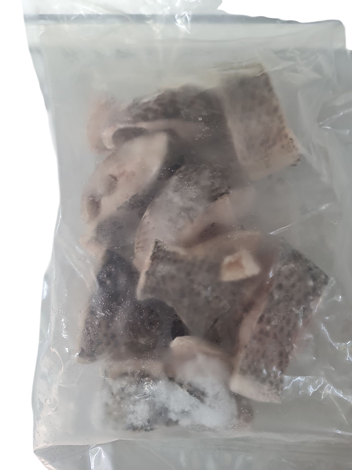 Black tilapia steaks