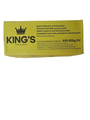 tilapia full box 500:800gr