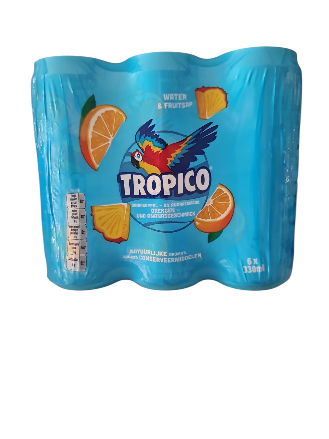 Tropical orange pineappel taste