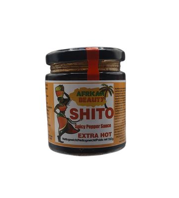 Afroase shito extra hot / shito extra pittig 160gr