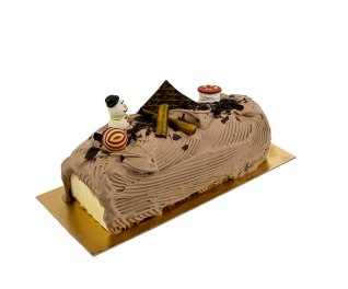 kersstronk vanille & chocolade ijs 8 pers kersstronk vanille & chocolade ijs 8 pers