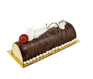 Vanille ijs met pure chocolade topping 8 pers