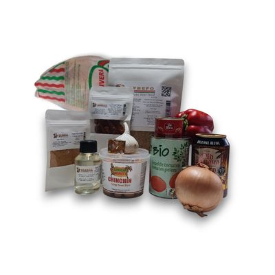 AFBEFO Jollof Rice Meal Box – Luxury Meat (4 Persons)