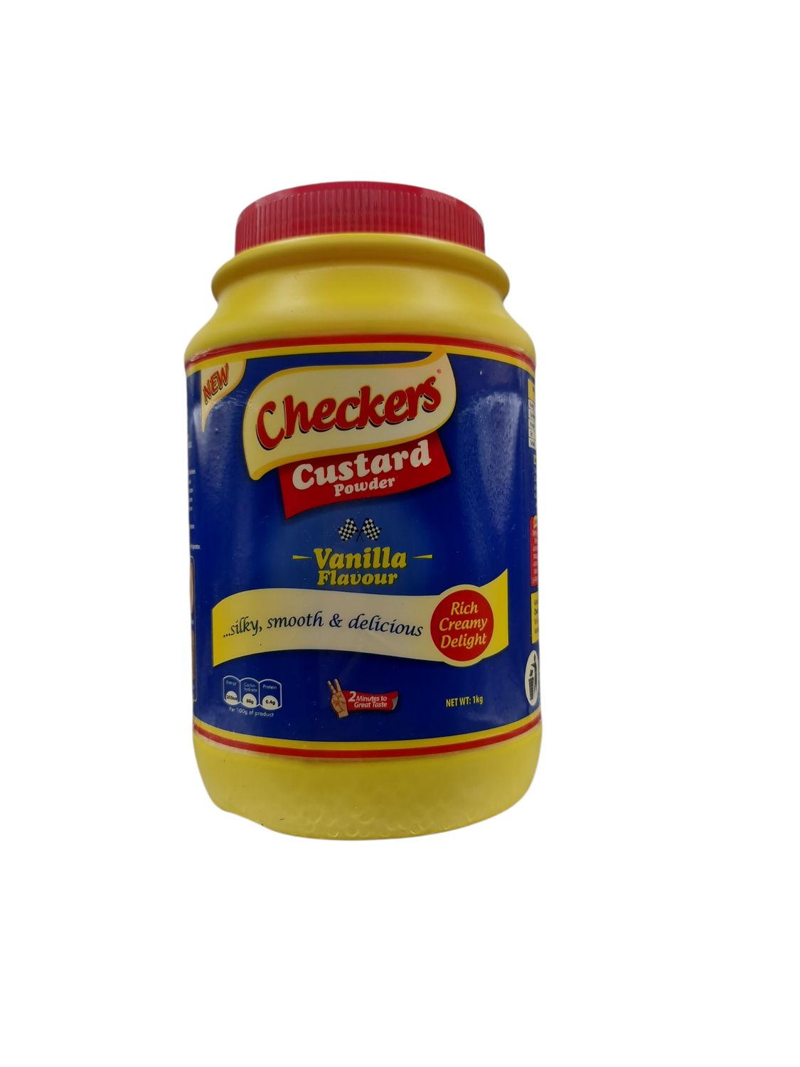 Checkers custard vanilla flavour