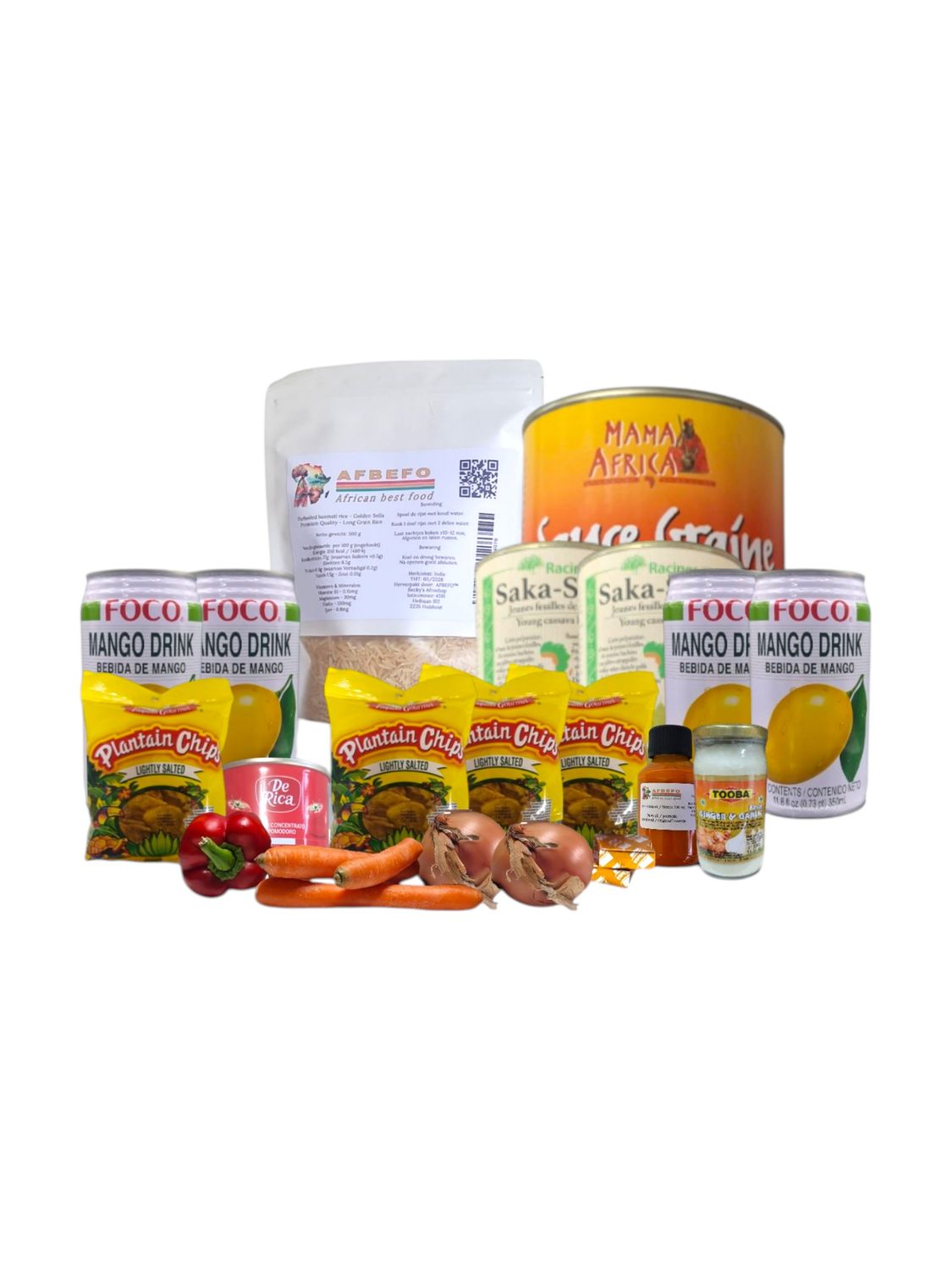 AFBEFO Moambe &amp; Saka Saka dinner box
